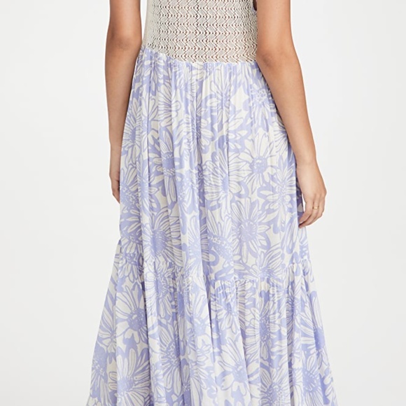 Free People Tiers For You Maxi Dress in Lavender Combo sz XS NWT $168R - Picture 5 of 5